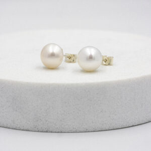 Arete Perla 8 mm Plata