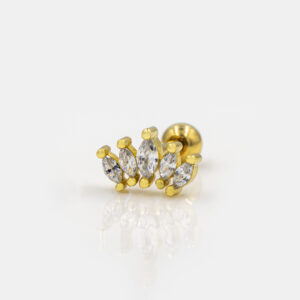 Piercing Crown Doble Broche