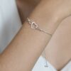 Pulsera Corazon Plata - Imagen 3