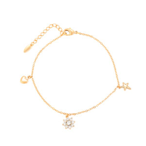 Pulsera Roseta Rojo