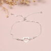 Pulsera Corazon Plata - Imagen 2